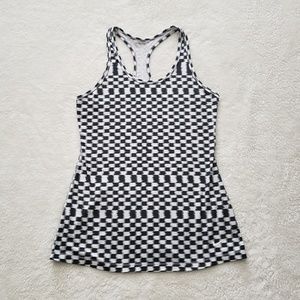 Nike Tops - Nike Black and White Checkered Tank Nike Tops - Nike Black and White Checkered Tank